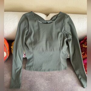 90 Degree By Reflex Olive Green Bodysuit